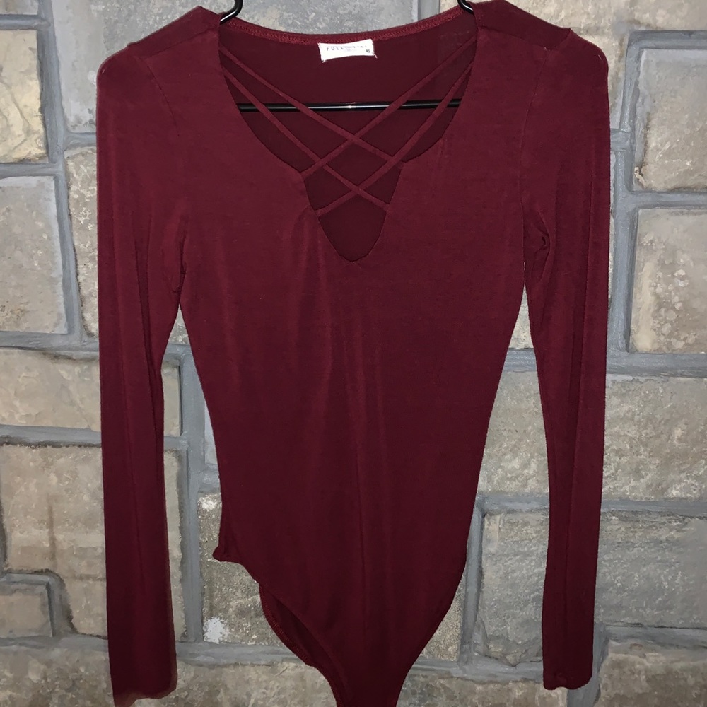 FULL TILT MAROON ONE PIECE